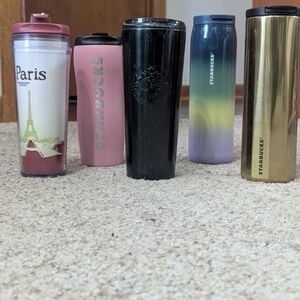 Starbucks Tumbler Collection - Pink, Black, Gold, and More